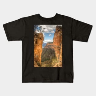 Hanging Rock vista .. the long view Kids T-Shirt